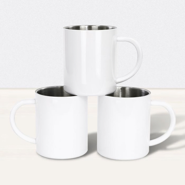 Stainless steel mug, 300ml